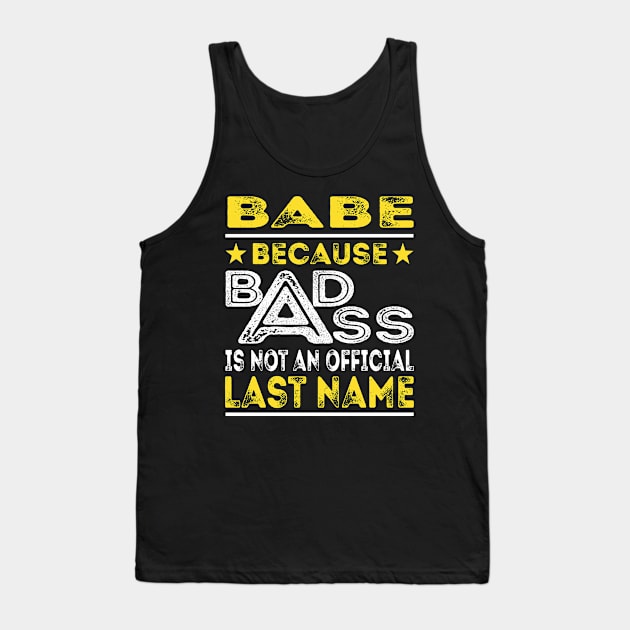 BABE Tank Top by Middy1551